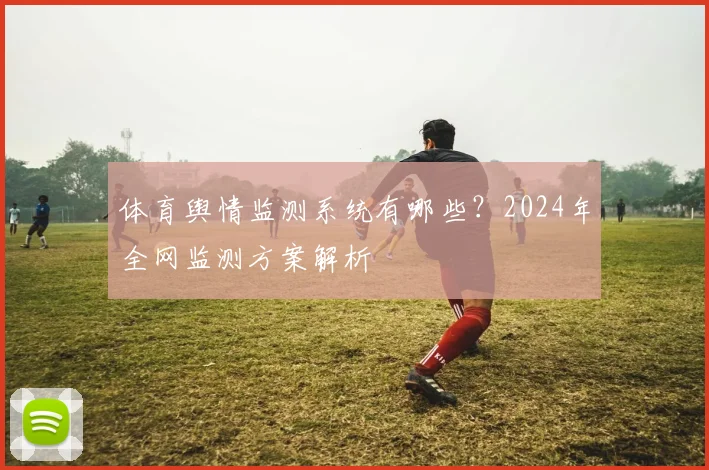 体育舆情监测系统有哪些？2024年全网监测方案解析